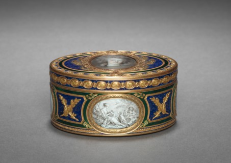 Snuff Box (Tabatière) with Portrait of Marie Antoinette, 1768. Creator: Pierre-François-Mathis de Beaulieu (French); François Dumont (French, 1751-1831).