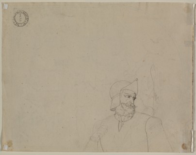 Soldier in a Landscape, second quarter 19th century. Creator: Carl Wilhelm Tischbein (German, 1797-1855).