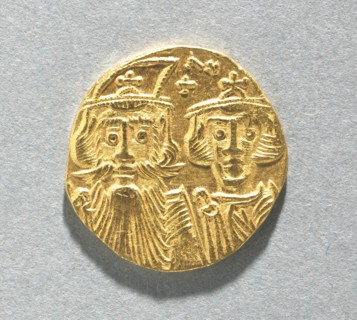 Solidus of Constans II and Constantine IV, 659-661. Creator: Unknown.