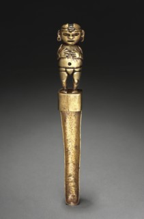 Spoon with Human Figure, c. 500-200 BC. Creator: Unknown.