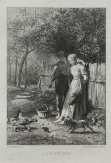 Springtime. Creator: Charles-Émile Jacque (French, 1813-1894).