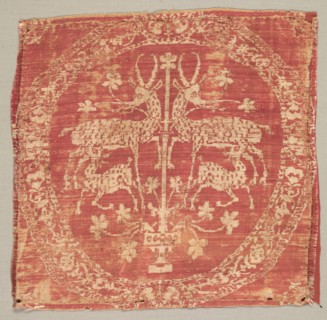 Square Ornament from a Tunic, 8th century. Creator: Unknown.