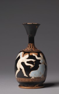 Squat Lekythos (Oil Jug), 400-375 BC. Creator: Unknown.