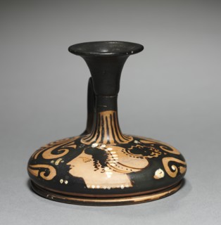 Squat Lekythos, 330-300 BC. Creator: Unknown.