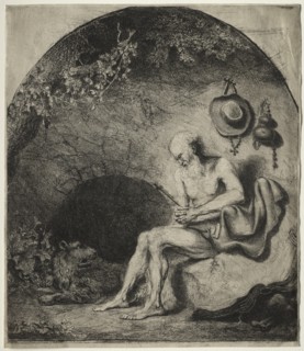 St. Jerome in Penitence, 1644. Creator: Ferdinand Bol (Dutch, 1616-1680).
