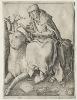 St. Luke, c. 1508. Creator: Lucas van Leyden (Dutch, 1494-1533).