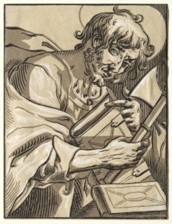 St. Matthias, 1623-30. Creator: Ludolph Büsinck (German, 1590-1669).