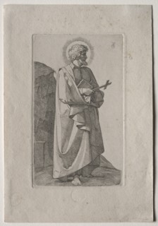 St. Philip Neri , 1826. Creator: Johann Friedrich Overbeck (German, 1789-1869); Carl Schulze.
