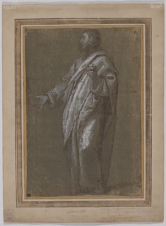 Standing Male Figure, c. 1610/13. Creator: Ludovico Cardi Cigoli (Italian, 1559-1613).
