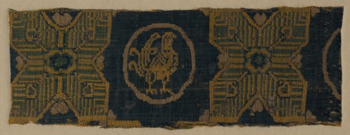 Star and Cross Pattern from a Tomb Cover(?), 800s-900s. Creator: Unknown.