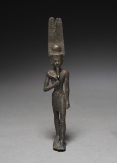 Statuette of Amen-Ra, 664-525 BC. Creator: Unknown.