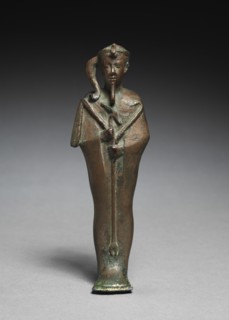 Statuette of Khonsu, 664-525 BC. Creator: Unknown.