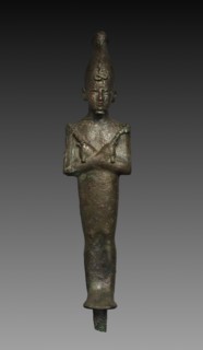 Statuette of Osiris, 664-525 BC. Creator: Unknown.