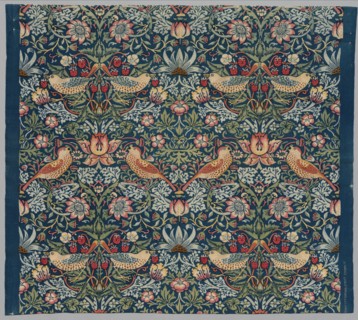 Strawberry Thief, c 1936. Creator: William Morris (British, 1834-1896).