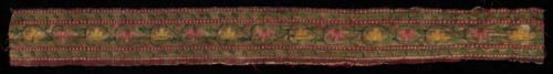 Strip of Border of Sari, 1800s. Creator: Unknown.