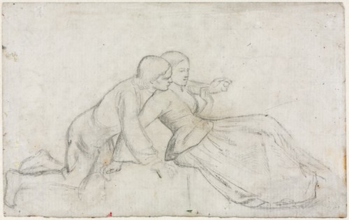 Study for "The Hireling Shepherd", 1851. Creator: William Holman Hunt (British, 1827-1910).