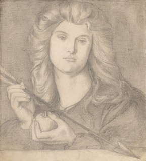 Study for "Venus Verticordia". Creator: Dante Gabriele Rossetti (British, 1828-1882).