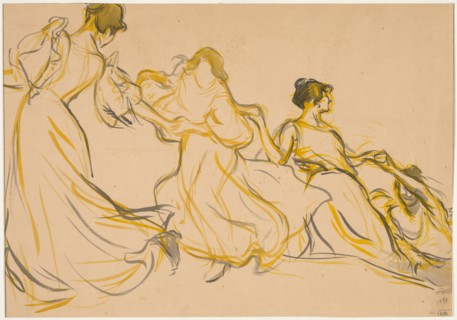 Study for the Decoration for the Salle des Fêtes for La Mairie du 11e arrondissement de Paris, 1897. Creator: Victor Emile Prouvé (French, 1858-1943).