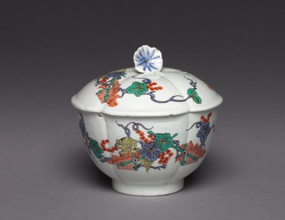 Sugar Bowl, c. 1730. Creator: Chantilly Porcelain Factory (French).