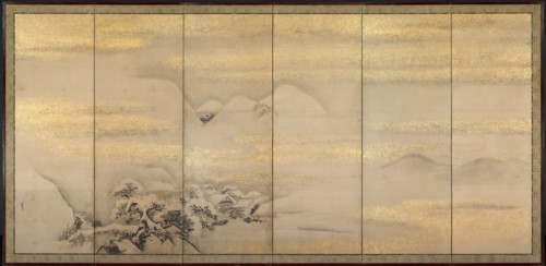 Summer and Winter Landscapes (one of a pair), 1600s. Creator: Kano Naonobu (Japanese, 1607-1650).