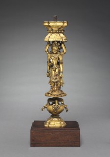 Support with Addorsed Figures, 1400s. Creator: Unknown.