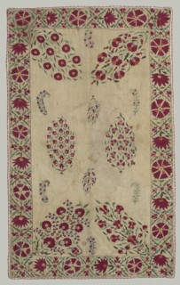 Suzani:divan cover, 1700s. Creator: Unknown.