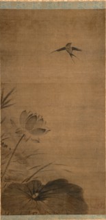 Swallow and Lotus, mid-1200s. Creator: Fachang Muqi (Chinese, 1220-1280), attributed to.