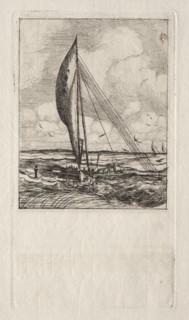 Swift Sailing Proa, Mulgrave Archipelago, Oceania, 1866. Creator: Charles Meryon (French, 1821-1868).