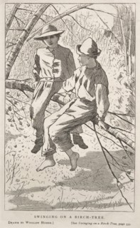 Swinging in a Birch Tree, 1867. Creator: Winslow Homer (American, 1836-1910).