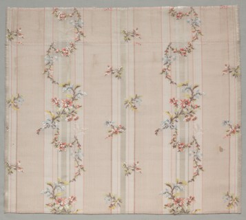 Taffeta Fragment, 1774-1793. Creator: Unknown.