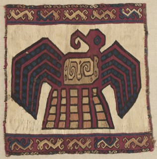 Tapestry Square Panel, c. 700-1100. Creator: Unknown.