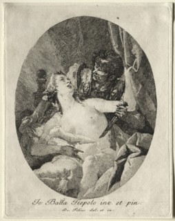 Tarquin and Lucretia. Creator: Giovanni Domenico Tiepolo (Italian, 1727-1804).