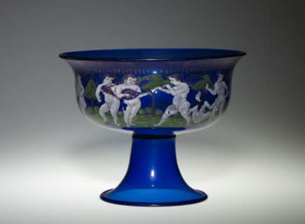 Tazza with a Frieze of Putti, 1800s. Creator: Unknown.