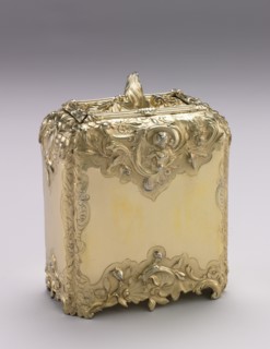 Tea Caddy, 1741-1742. Creator: Paul Jacques de Lamerie (British, 1688-1751).