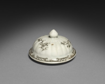 Teapot (lid), c. 1750-1770. Creator: Unknown.