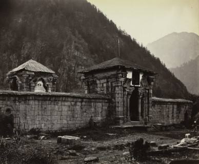 Temple at Naveshera, Kashmir, India, 1864. Creator: Samuel Bourne (British, 1834-1912).