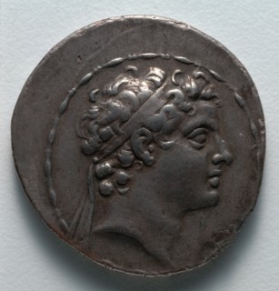 Tetradrachm: Head of the Child Antiochus V (obverse), 164-162 BC. Creator: Unknown.