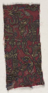 Textile Fragment, 15th century. Creator: Unknown.