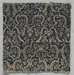 Textile Fragment, 1600s. Creator: Unknown.