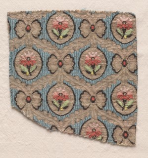 Textile Fragment, 1774-1793. Creator: Unknown.