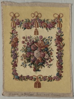 Textile Panel for Fire Screen (replacement), c. 1780. Creator: Unknown.