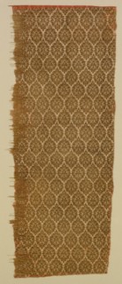 Textile with Palmettes, 1200s-1300s. Creator: Unknown.