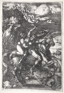 The Abduction on a Unicorn, 1516. Creator: Albrecht Dürer (German, 1471-1528).