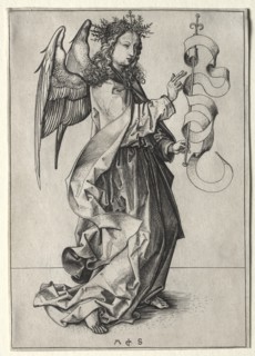 The Angel of the Annunciation . Creator: Martin Schongauer (German, c.1450-1491).