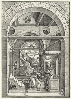 The Annunciation, c. 1503-1505. Creator: Albrecht Dürer (German, 1471-1528).