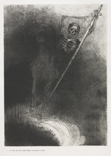 The Apocalypse of Saint John: And His Name That Sat on Him Was Death, 1899. Creator: Odilon Redon (French, 1840-1916); Blanchard; Ambroise Vollard (French, 1867-1939).