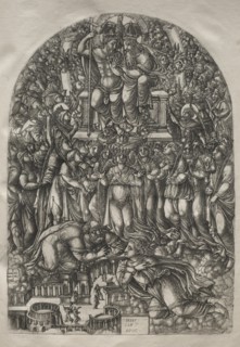 The Apocalypse: An Innumerable Multitude Which Stand before the Throne, 1546-1556. Creator: Jean Duvet (French, 1485-1561).