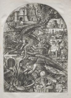 The Apocalypse: Satan Bound for a Thousand Years, 1546-1555. Creator: Jean Duvet (French, 1485-1561).