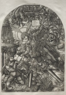 The Apocalypse: The Angel Gives St. John the Book to Eat, 1546-1556. Creator: Jean Duvet (French, 1485-1561).