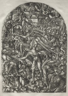 The Apocalypse: The Angel Sounding the Sixth Trumpet, 1546-1556. Creator: Jean Duvet (French, 1485-1561).